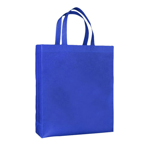Reusable Non Woven Shopping Bag Solid Color Eco Friendly Storage Grocery Handbag 